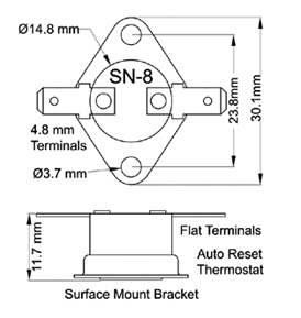 Automatic Reset Thermostat - Automatic Thermostat, Auto Reset Thermostat